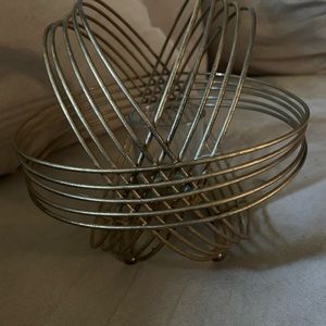 Decorative brass candle holder